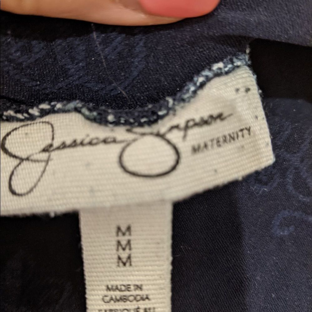 Jessica Simpson Maternity Blue Jeans - Picture 2 of 6